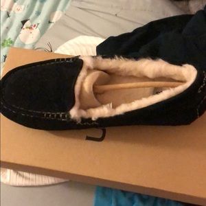 Ugg Suede Black Slipper Shoe